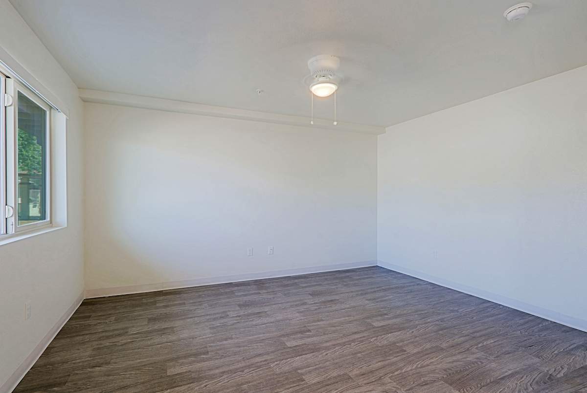 Unfurnished apartment interior — representative home at Cinnabar Square.