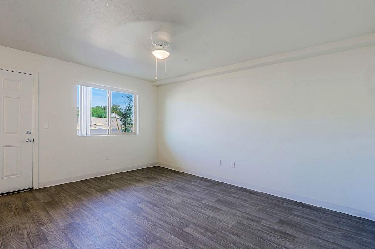 Unfurnished apartment interior — representative home at Cinnabar Square.