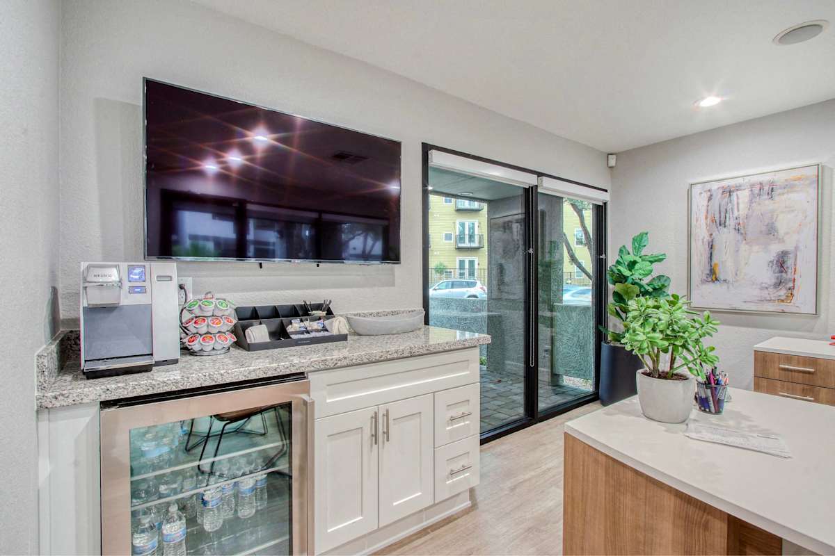 Leasing office at Aspire Desert West.