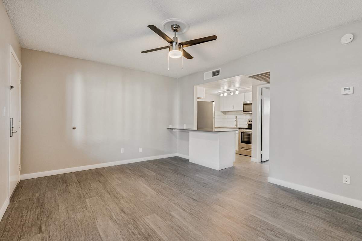 Unfurnished apartment interior — representative home at Tides on East Cactus.
