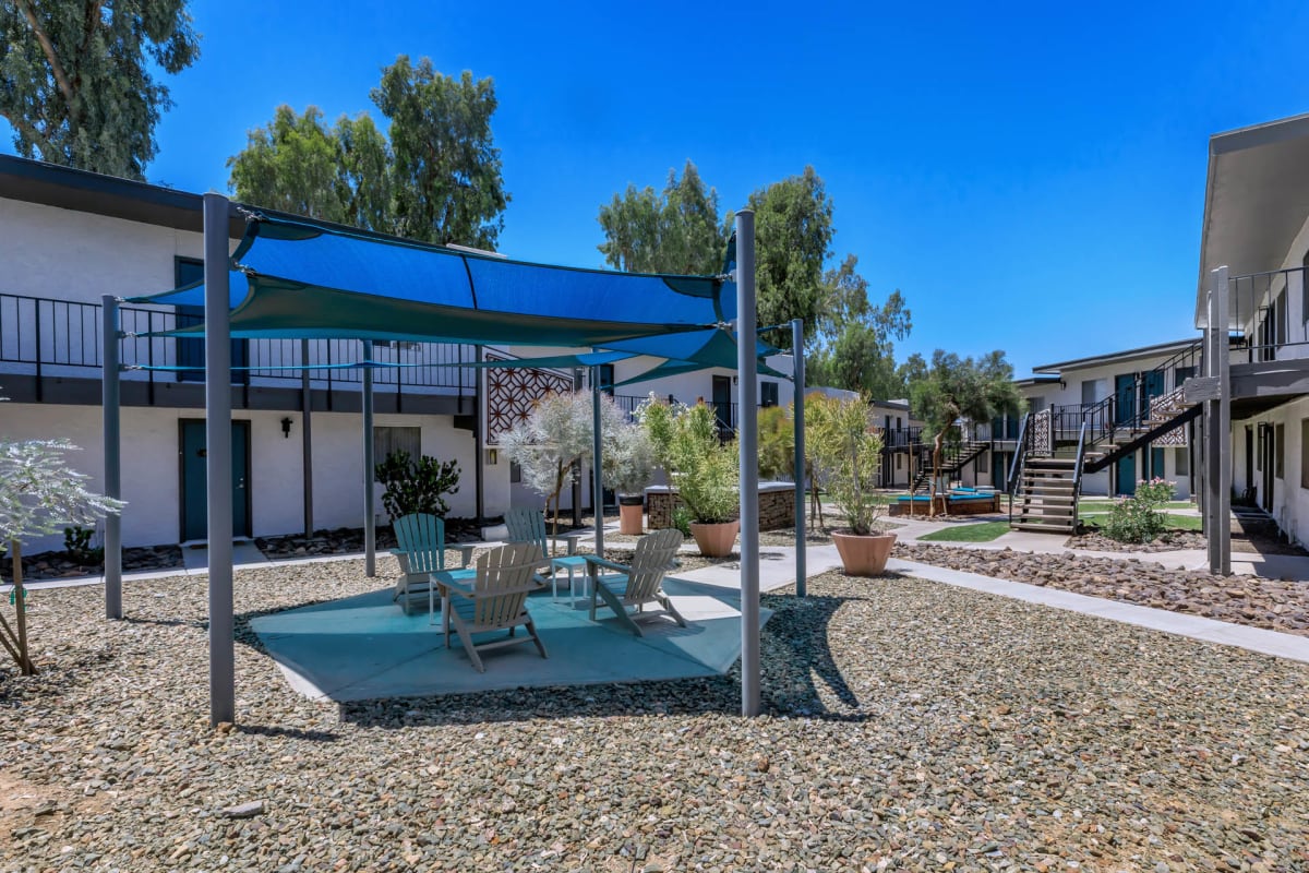 Shared outdoor space at Ascent 1829.