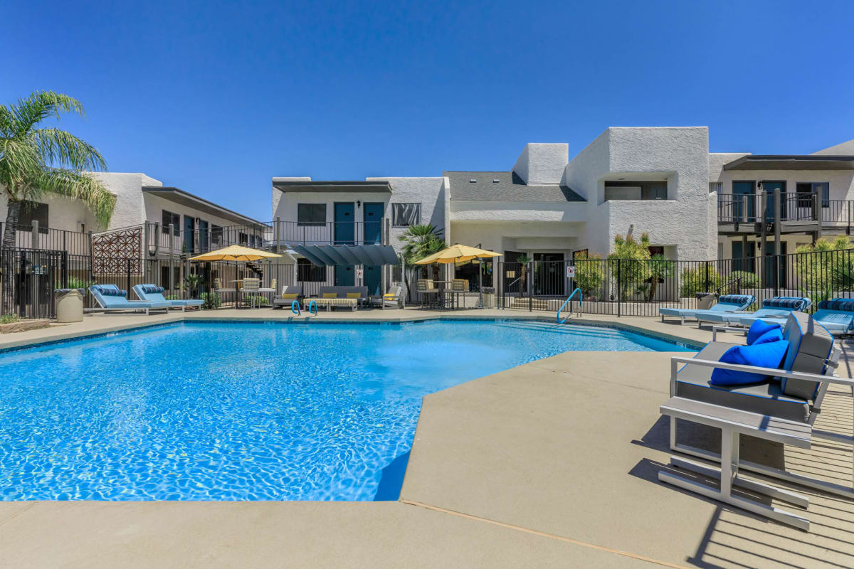 Pool and poolside area at Ascent 1829.