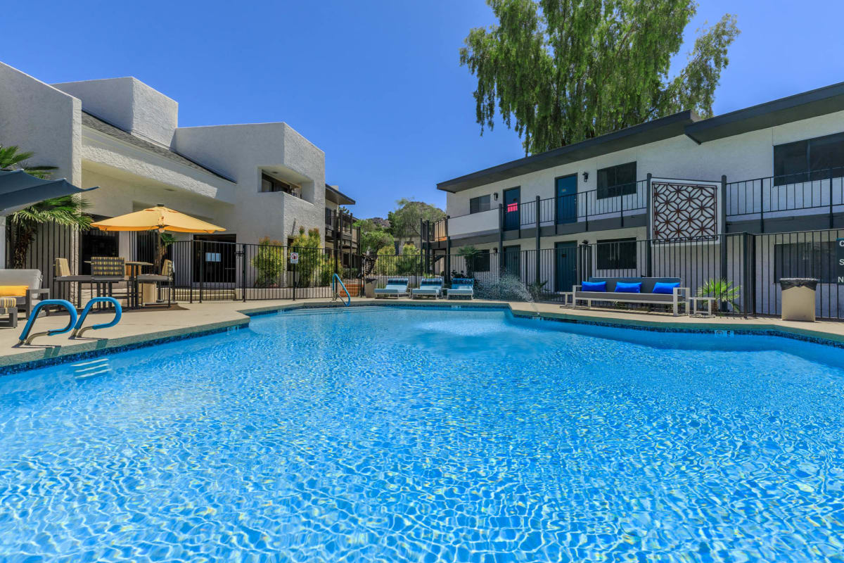 Pool and poolside area at Ascent 1829.