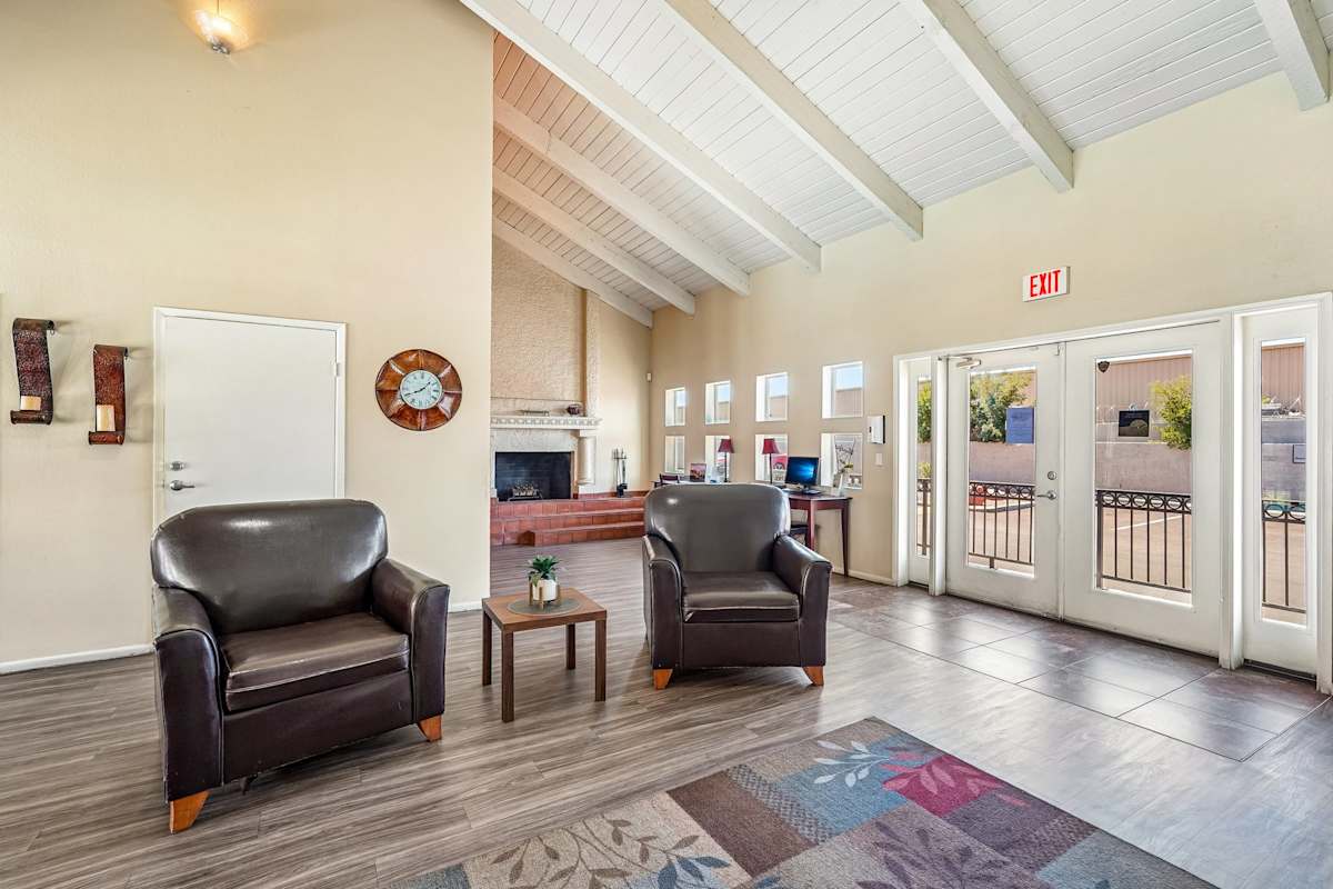 Furnished apartment interior shown in the official Acacia Pointe gallery.
