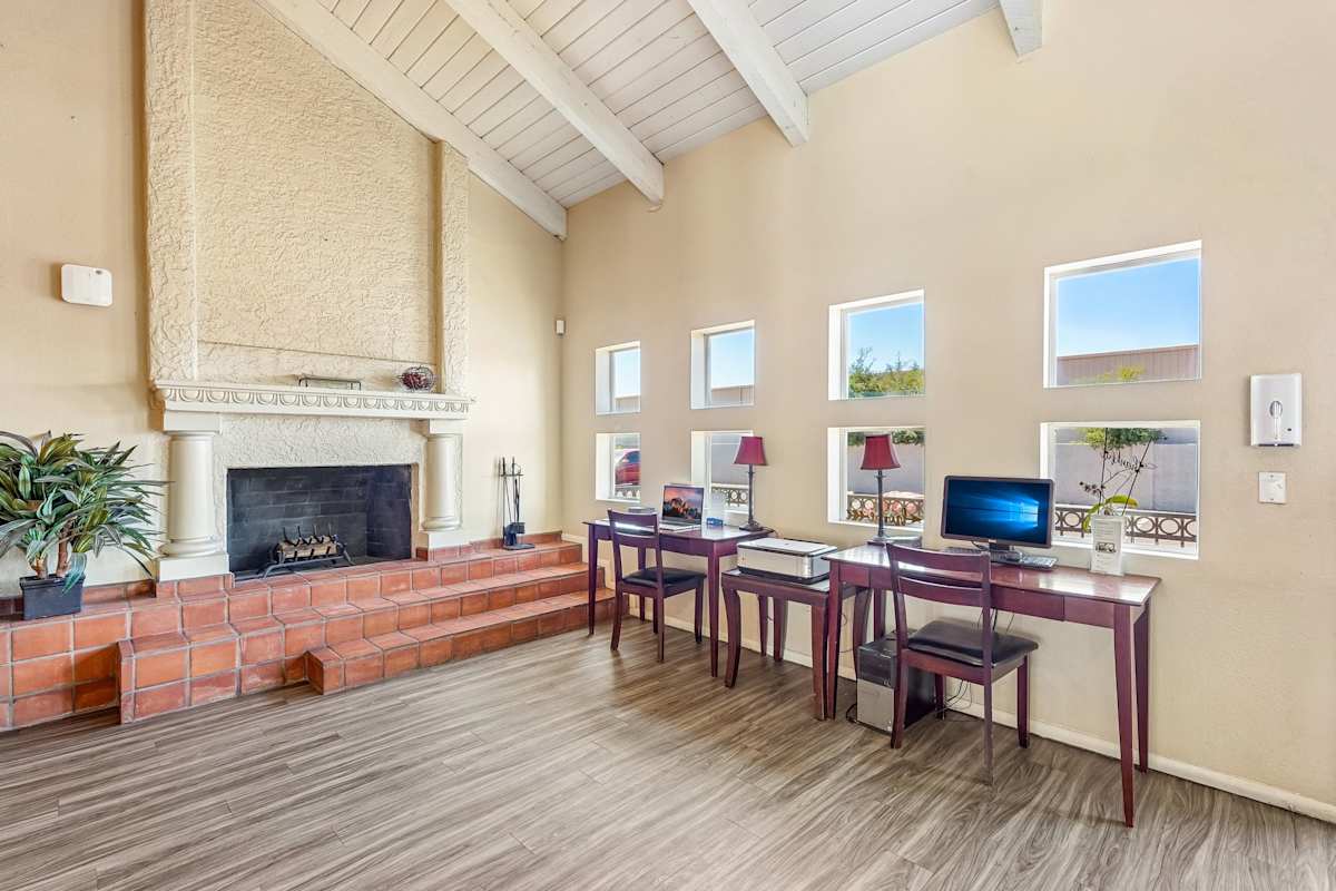 Furnished apartment interior shown in the official Acacia Pointe gallery.