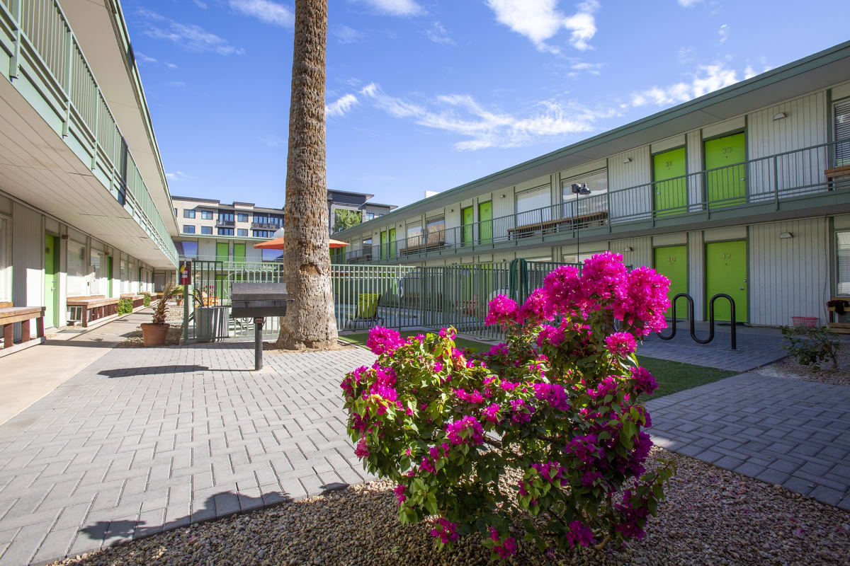Shared outdoor space at The Continental.