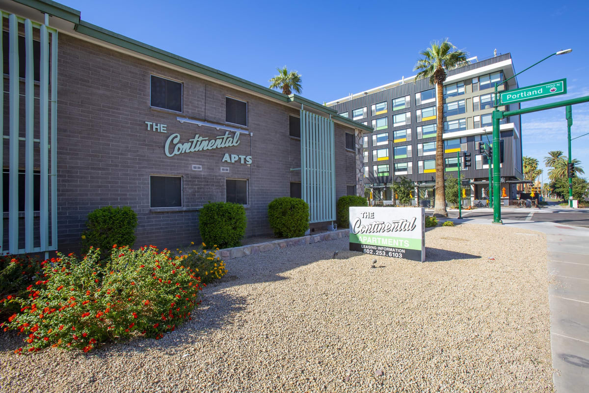 Building exterior at The Continental.
