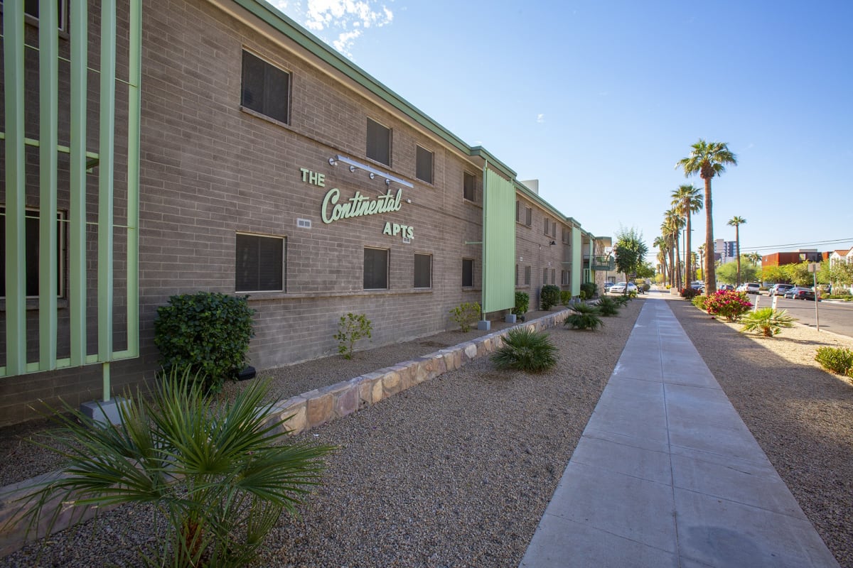 Building exterior at The Continental.