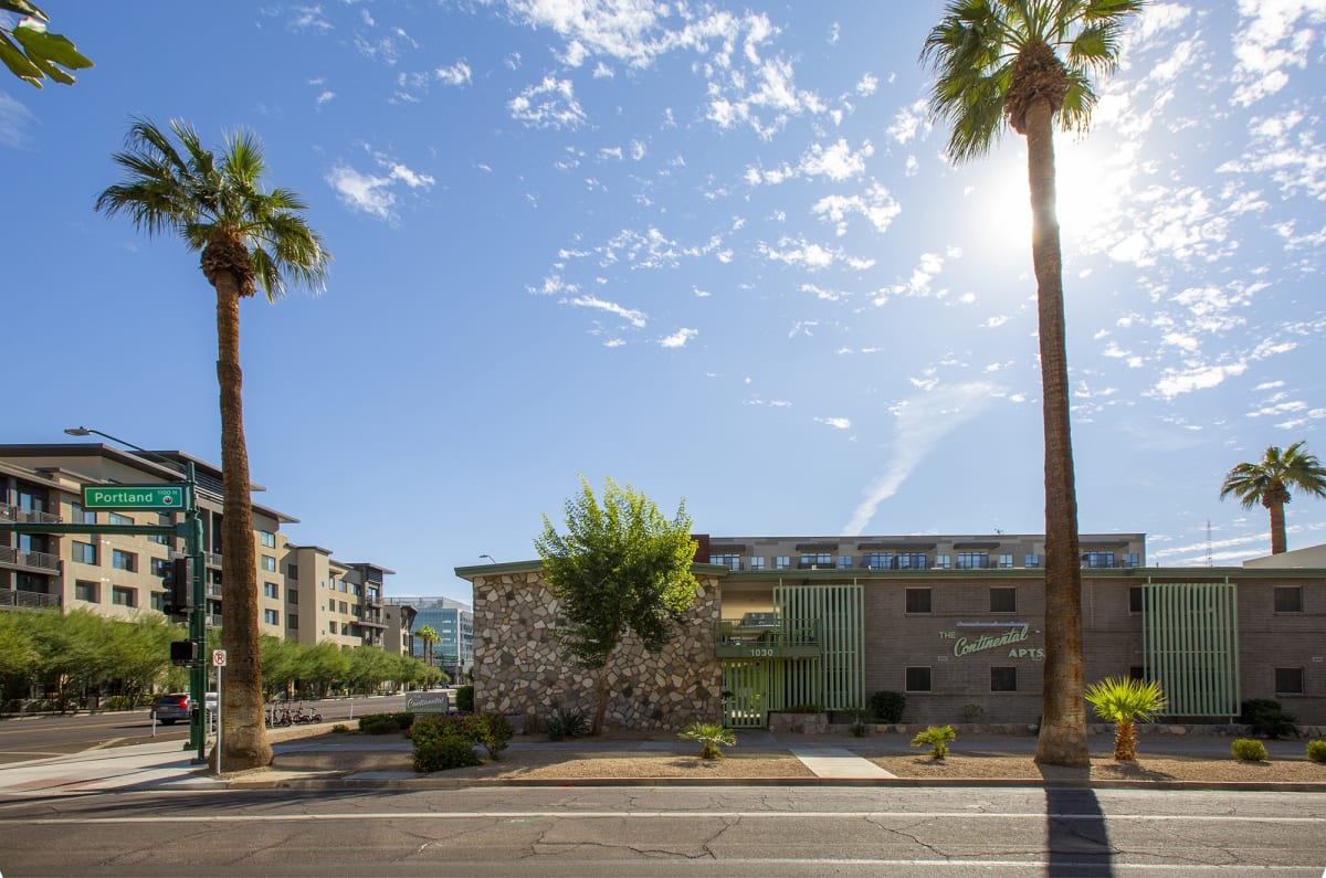 Building exterior at The Continental.