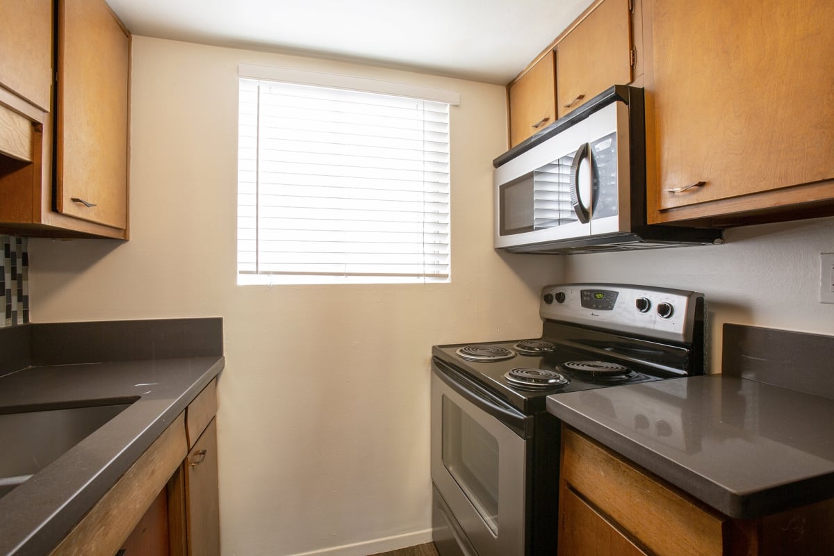Apartment kitchen at The Continental.