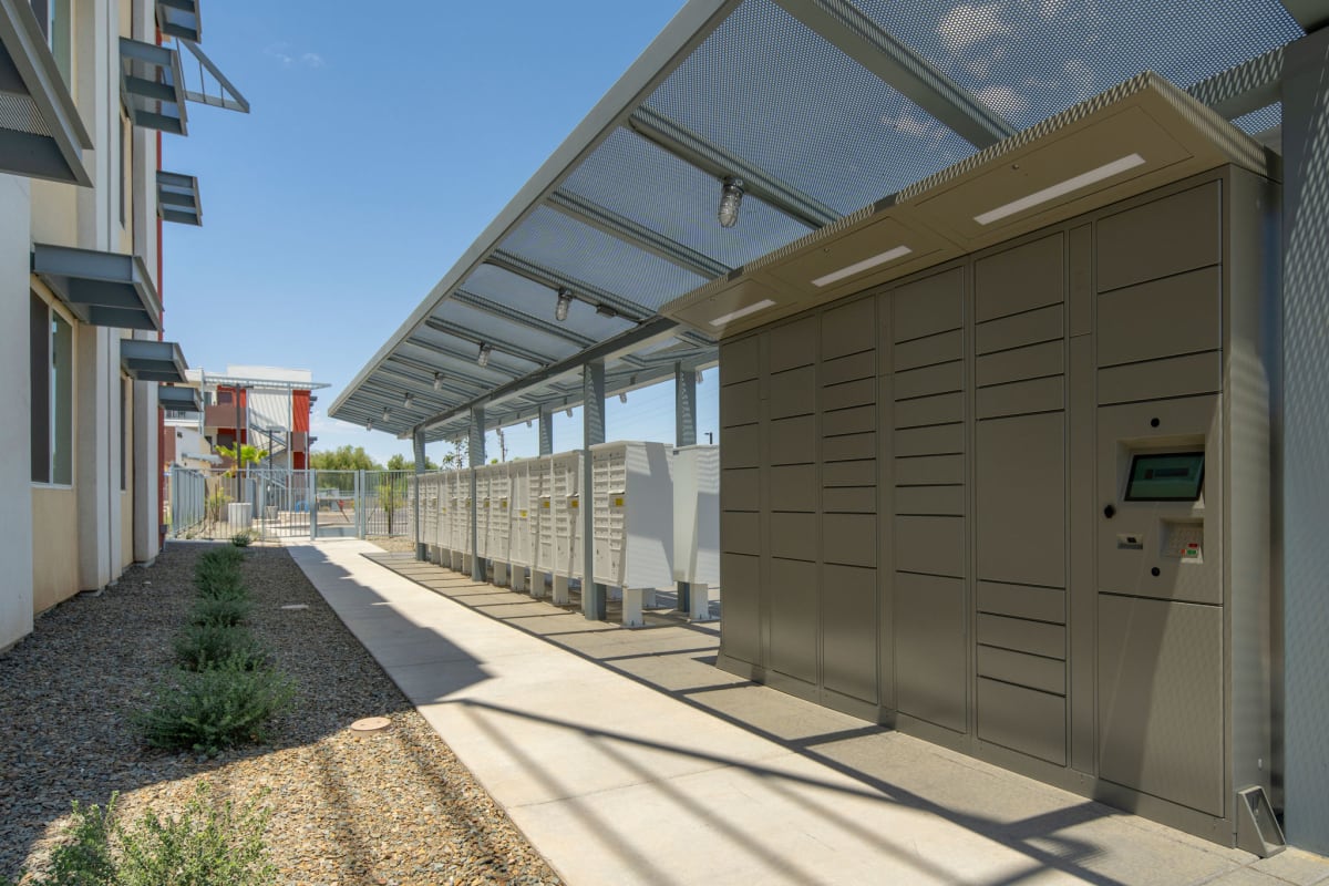 Resident mailboxes at Streamliner 67th.