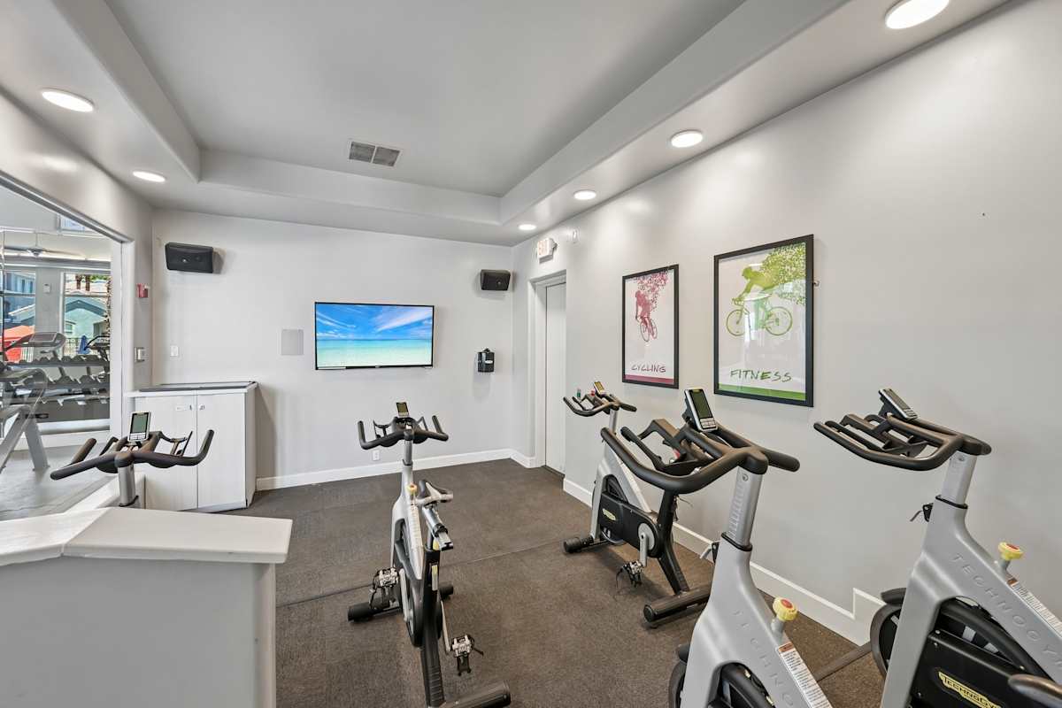 Fitness room at The Highland.