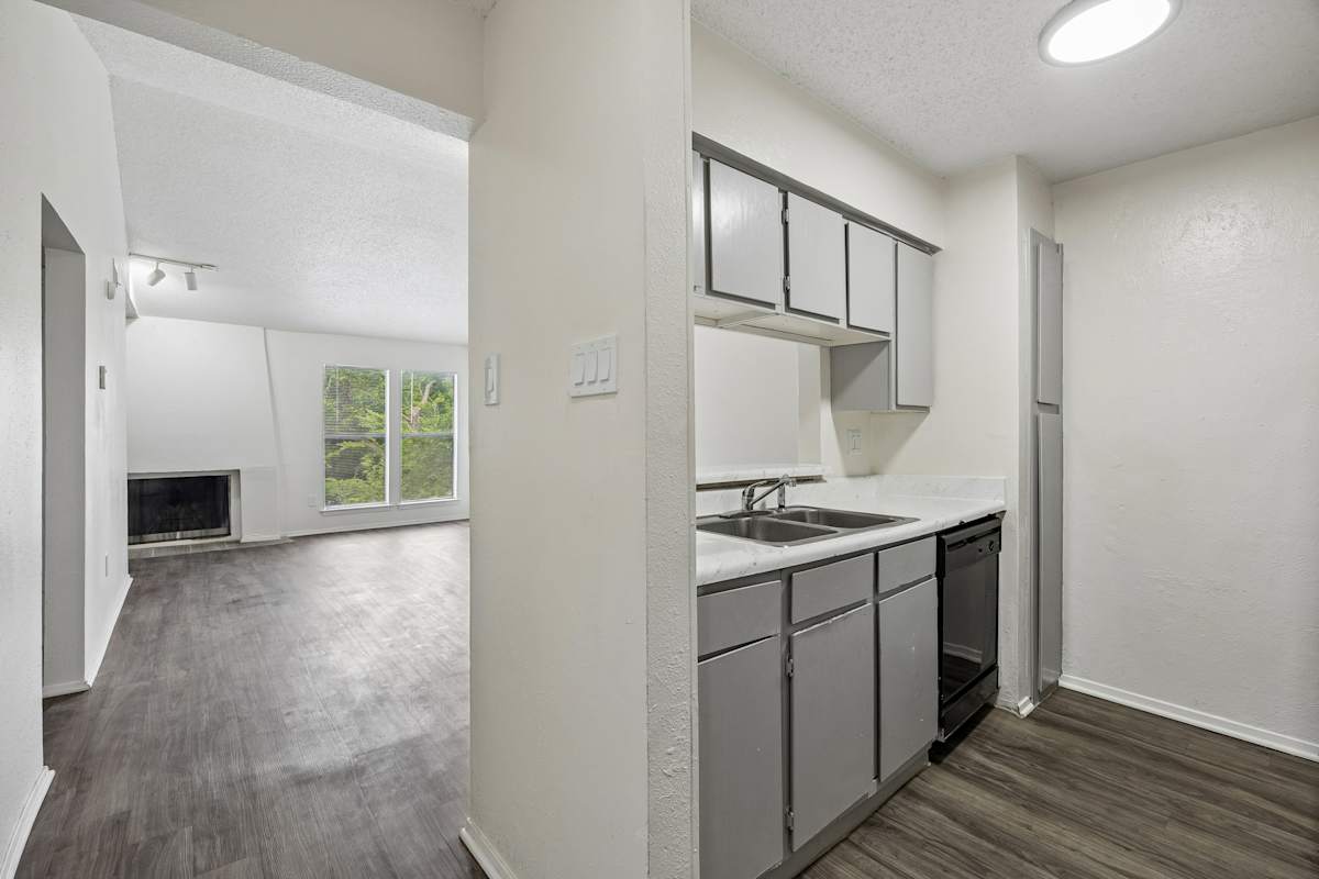 Tealwood Apartment Homes kitchen cabinetry - Dallas, TX