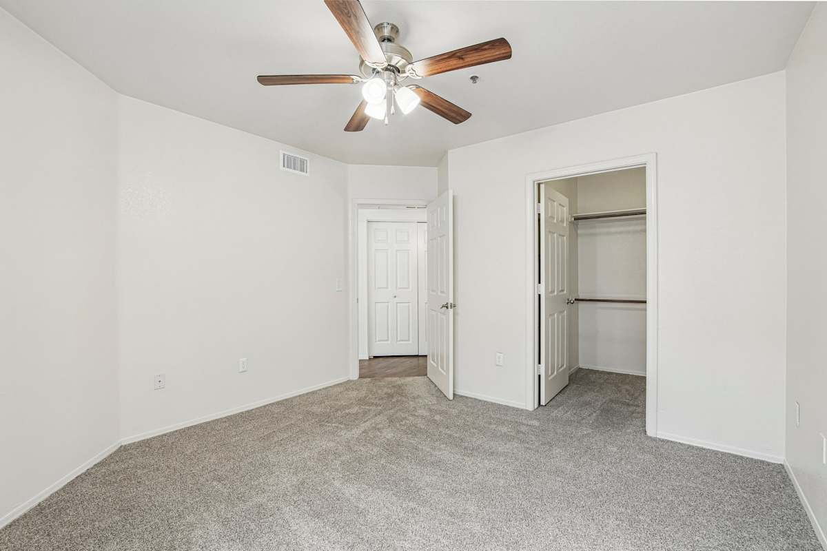 Unfurnished bedroom — representative home at Ingleside Apartments.
