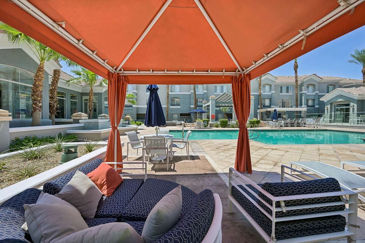 Shared outdoor space at The Highland.