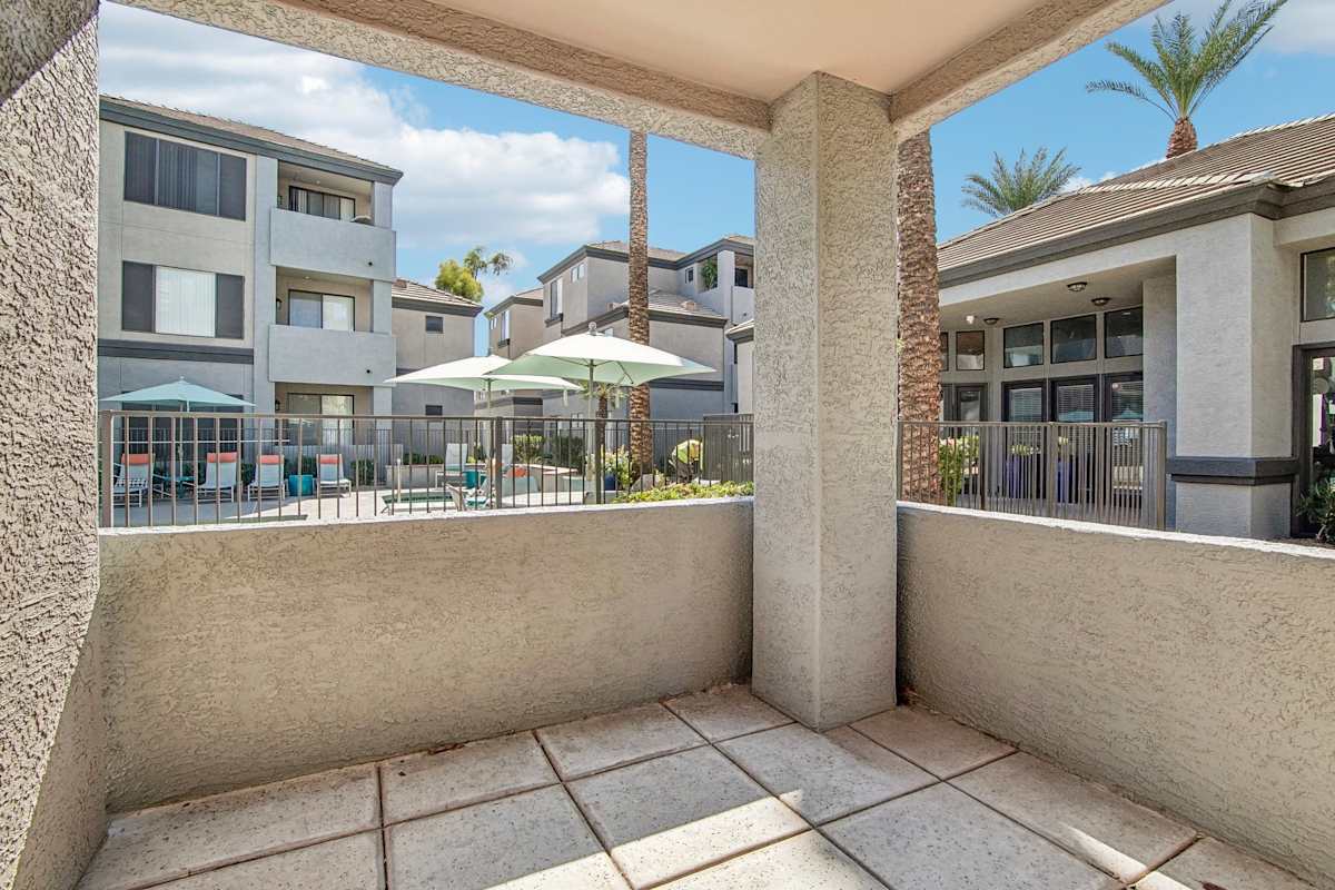 Balcony or patio at Ingleside Apartments.
