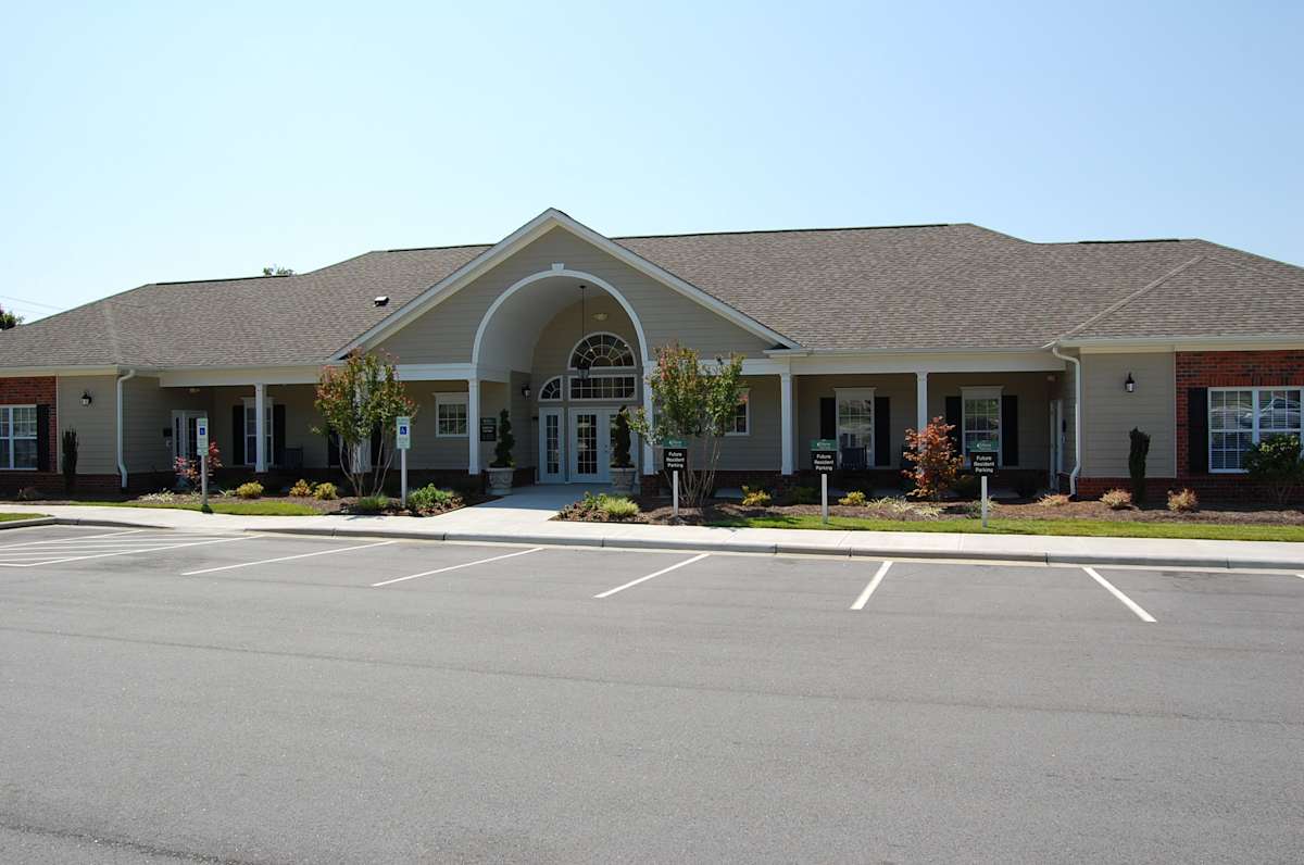 Legacy at Twin Oaks community building and parking area - Greensboro, NC