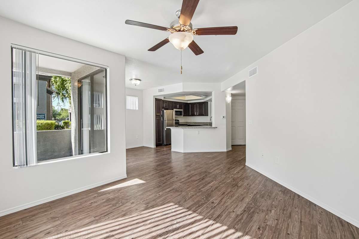 Unfurnished apartment interior — representative home at Ingleside Apartments.
