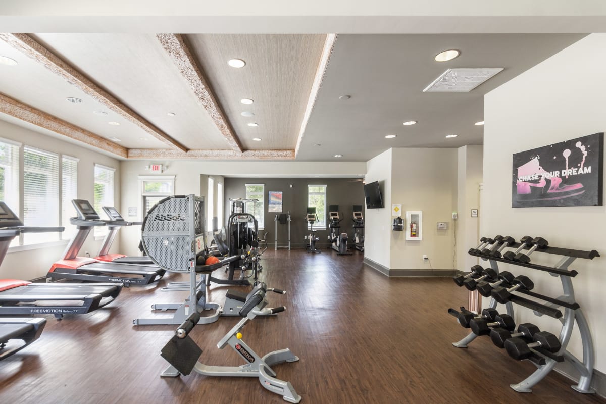 Ashton Reserve at NorthLake fitness center interior - Charlotte, NC