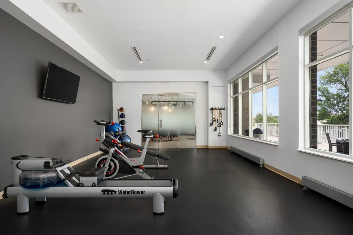 Verge fitness center with exercise equipment - St. Louis Park, MN