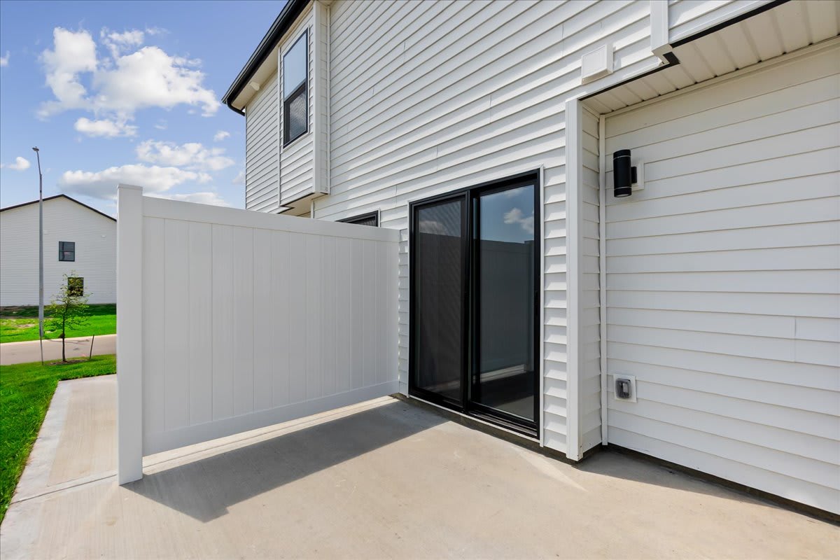 Hidden Hills Townhomes exterior entry door - Spring Hill, KS