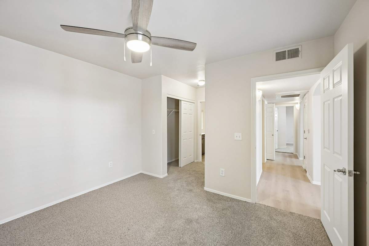 Unfurnished bedroom — representative home at The Highland.