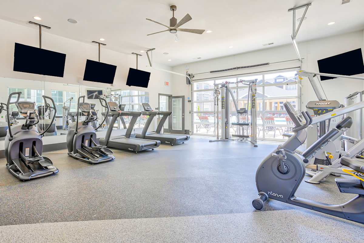 4 Farms at Horse Pen Creek fitness center with cardio machines - Greensboro, NC