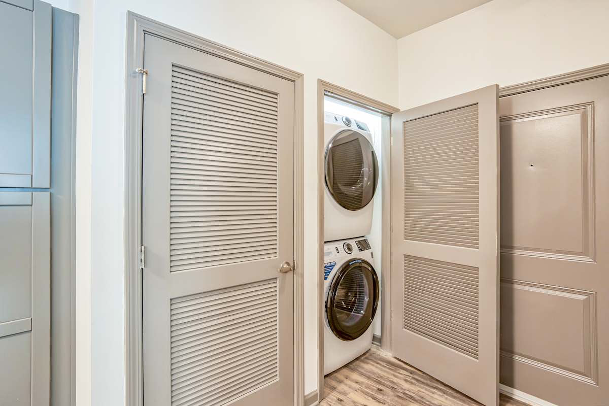 4 Farms at Horse Pen Creek in-home laundry area - Greensboro, NC