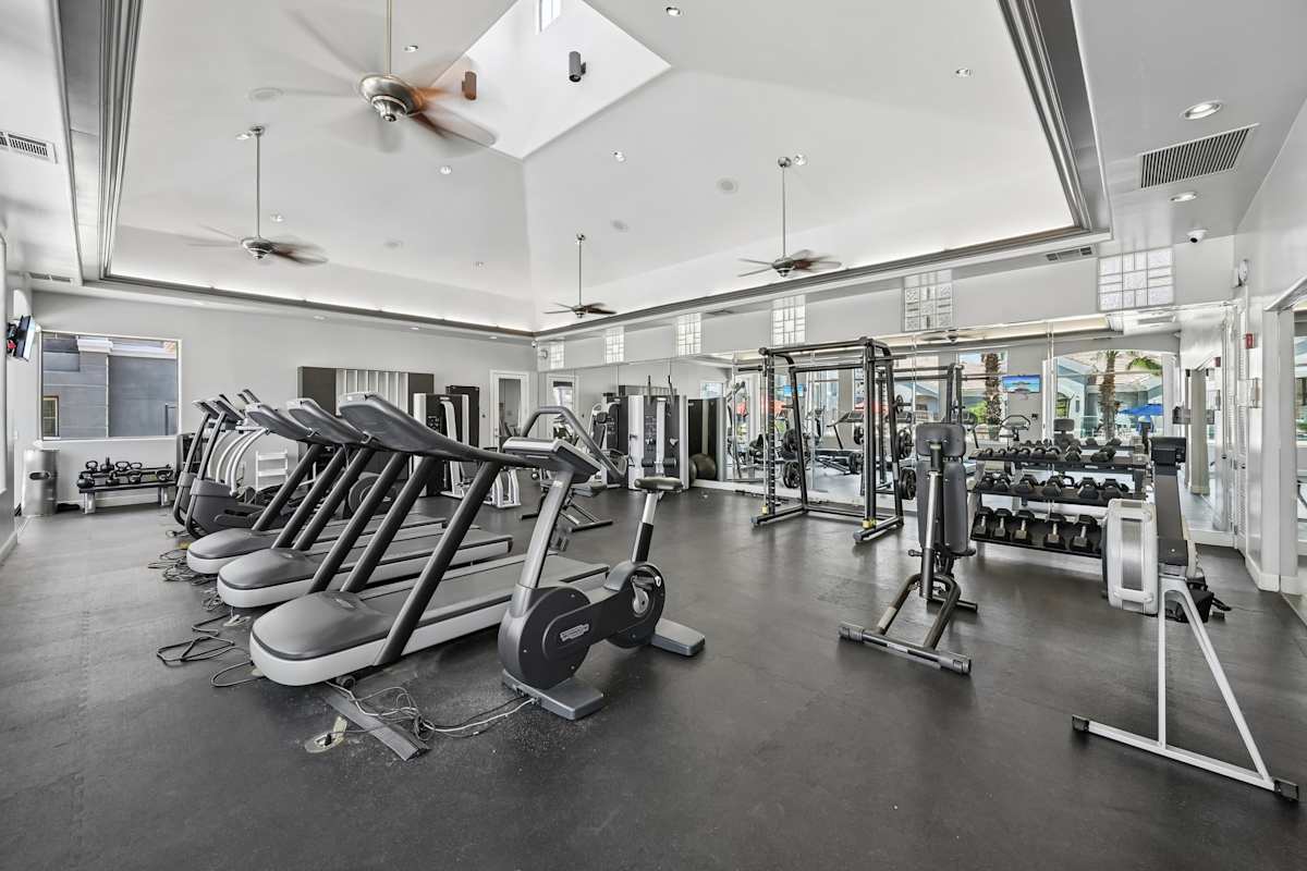 Fitness room at The Highland.