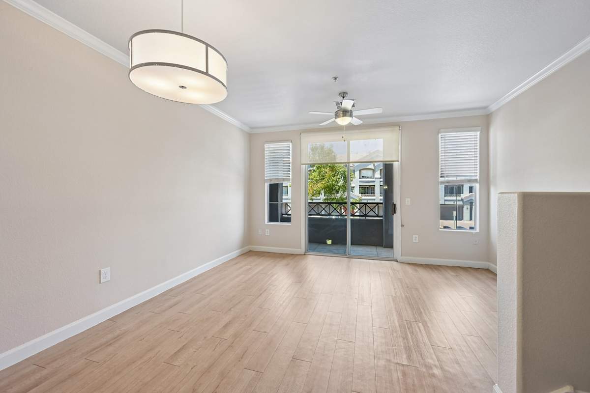 Unfurnished apartment interior — representative home at The Highland.