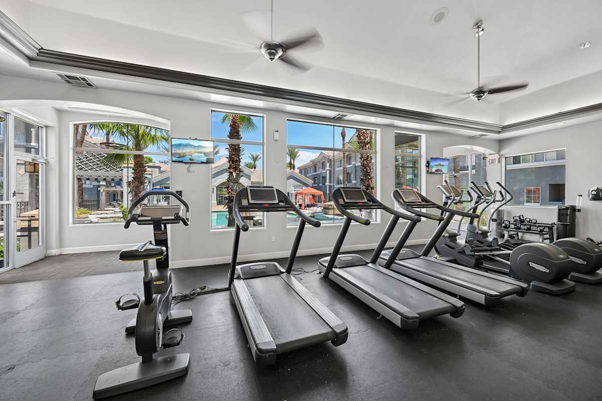 Fitness room at The Highland.