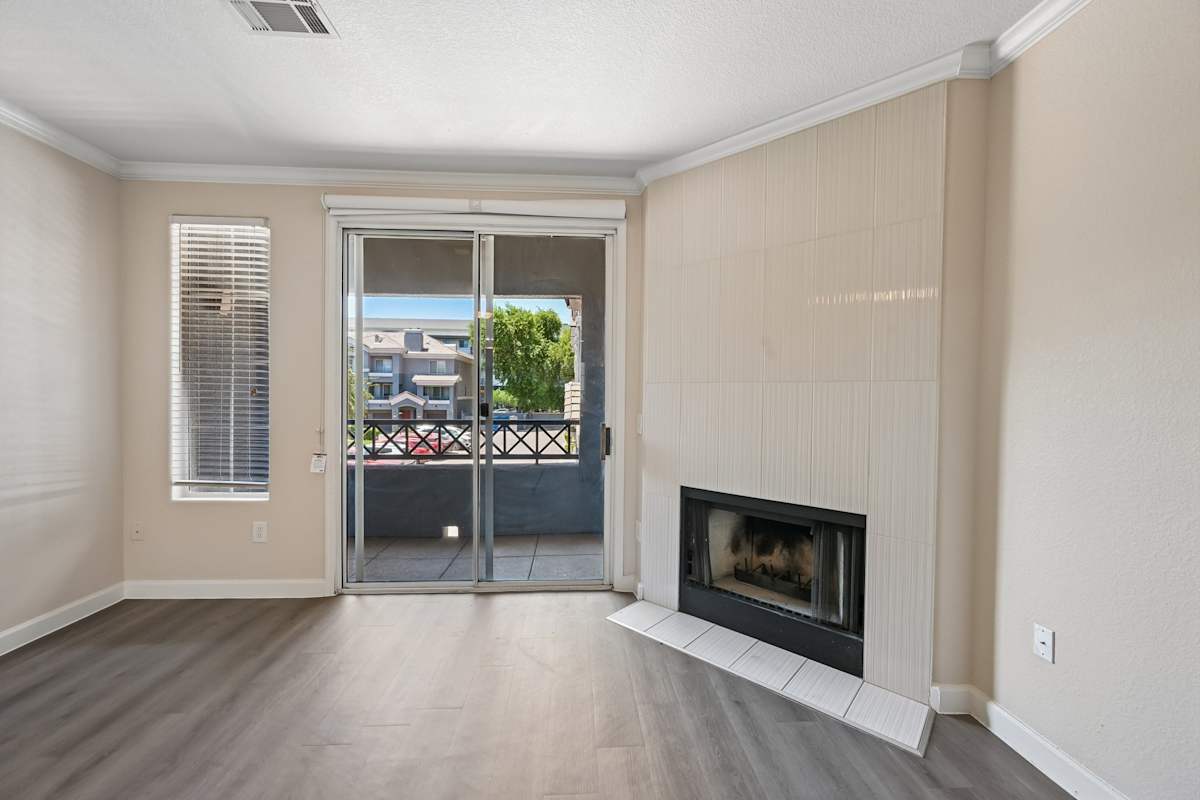 Unfurnished apartment interior — representative home at The Highland.