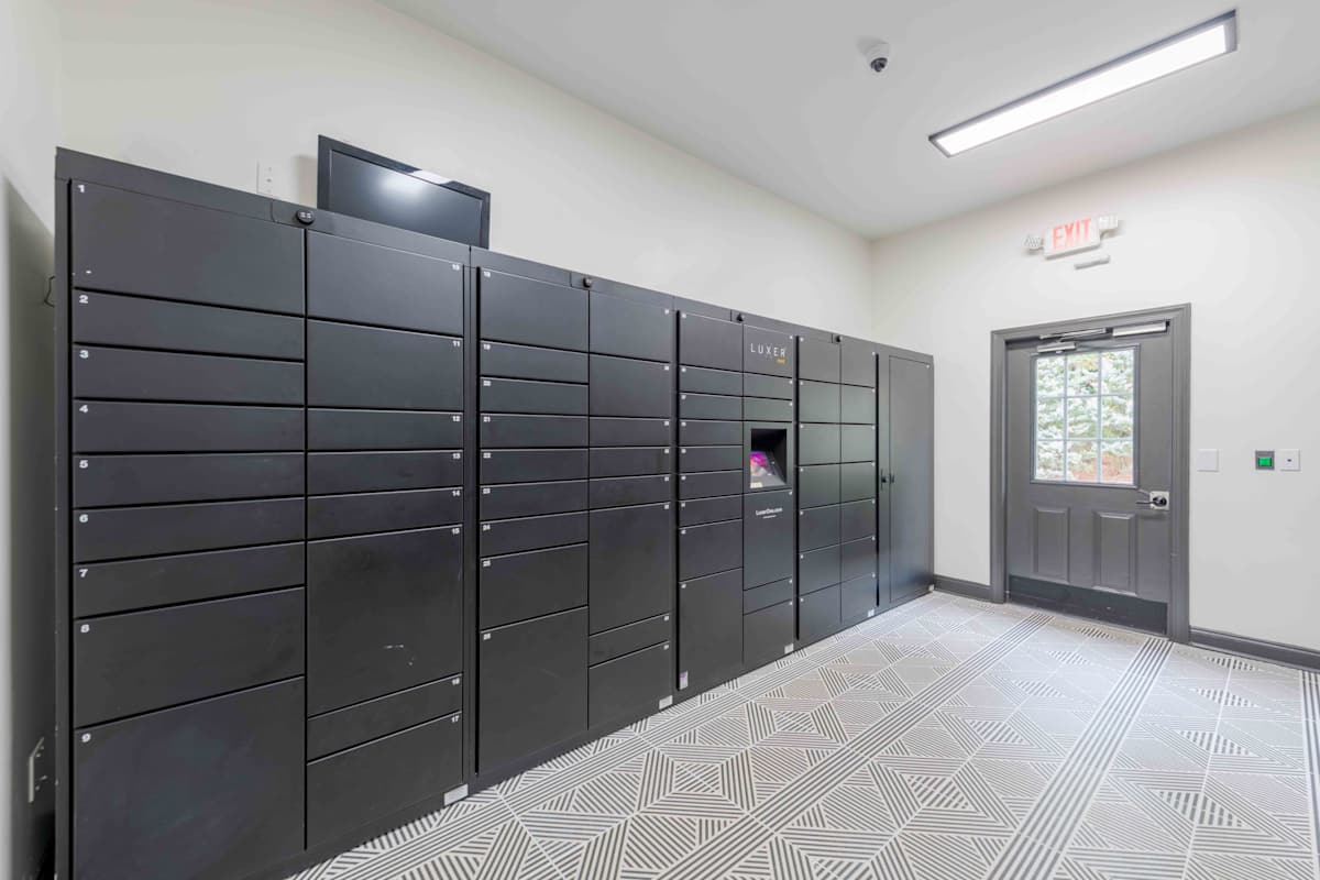 Reserve at Carrington Place parcel locker room - Fayetteville, NC