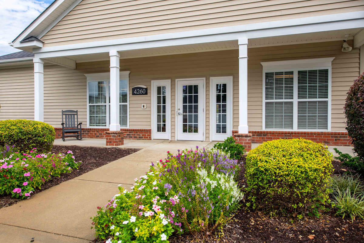 Reserve at Carrington Place exterior building and landscaping - Fayetteville, NC