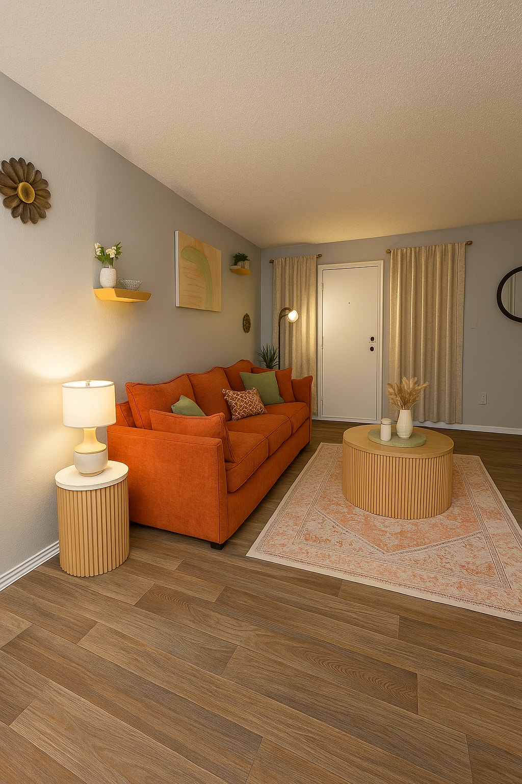 City West Apartment Homes living room interior - Longview, TX
