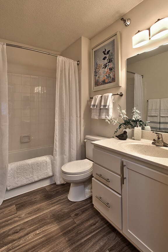 Fountain Place model bathroom - Eden Prairie, MN