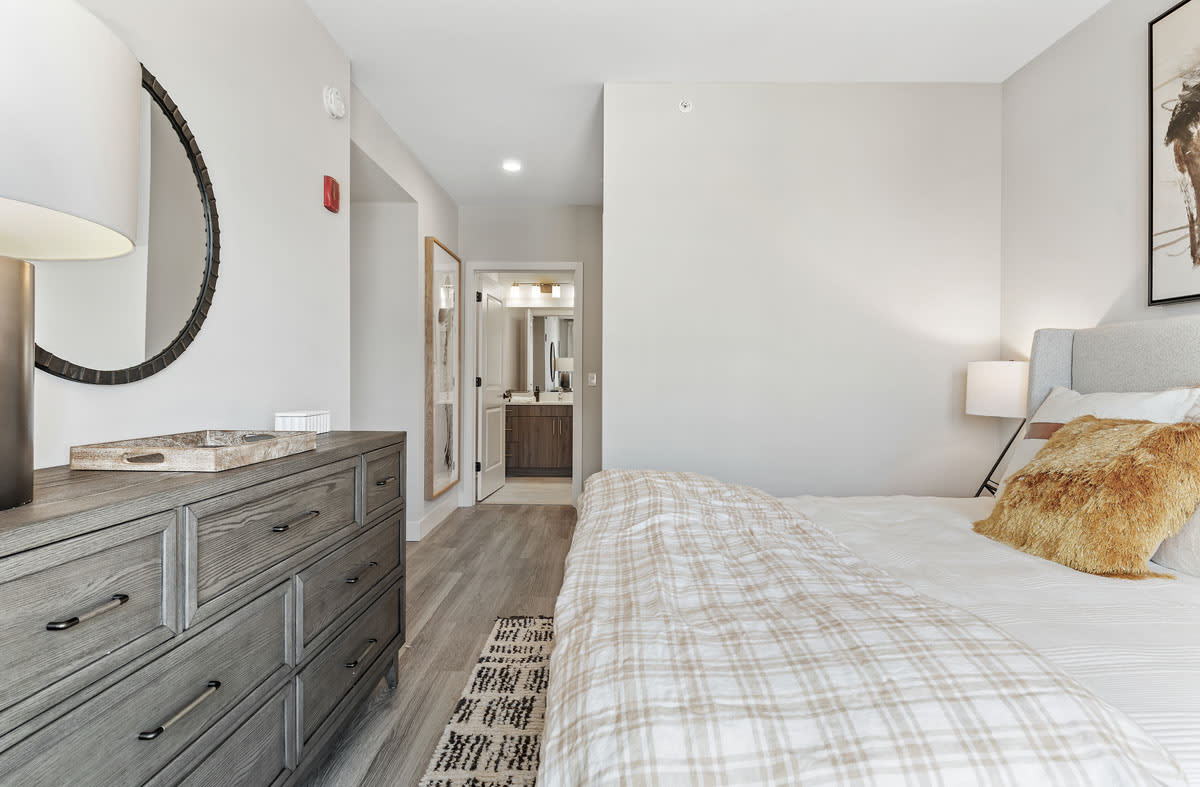 Highpoint at 8000 North two-bedroom apartment bedroom - Skokie, IL