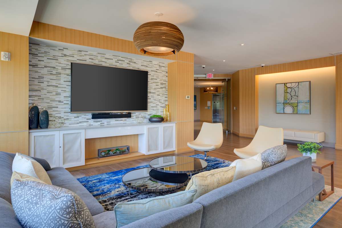 Lumiere Lookout Lounge living room area - Medford, MA