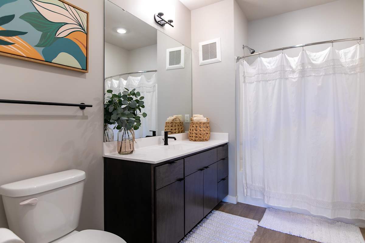 Lowa46 bathroom with tub and vanity - Minneapolis, MN