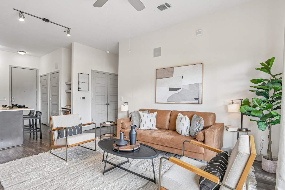 Markethaus 3700 model living room - Plano, TX