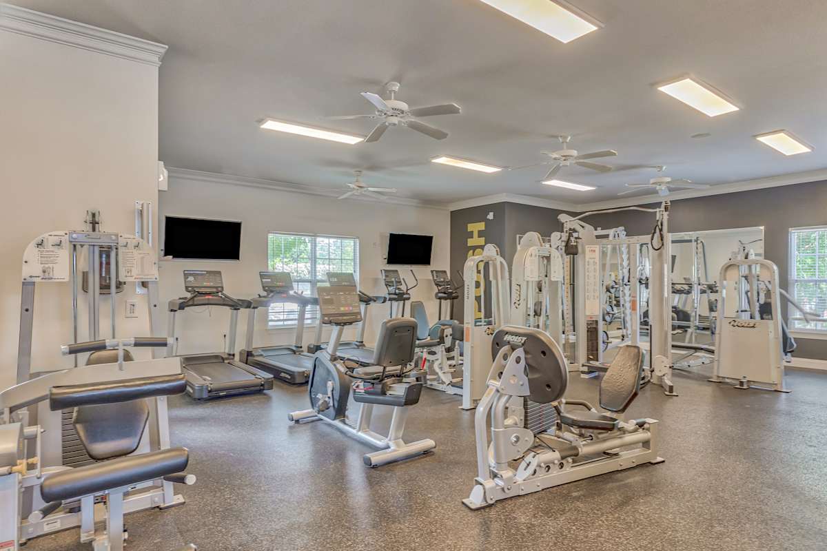 Millcrest Park fitness center with cardio and strength equipment - Fort Mill, SC