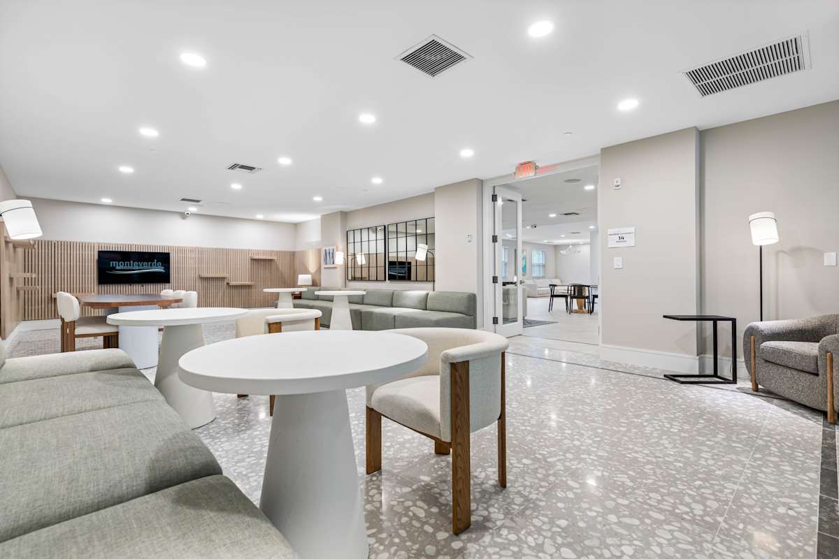 Monteverde at Renaissance Park interior seating area - Boyton Beach, FL