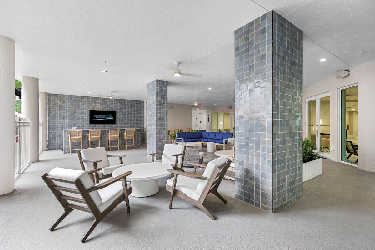Monteverde at Renaissance Park living room seating - Boyton Beach, FL