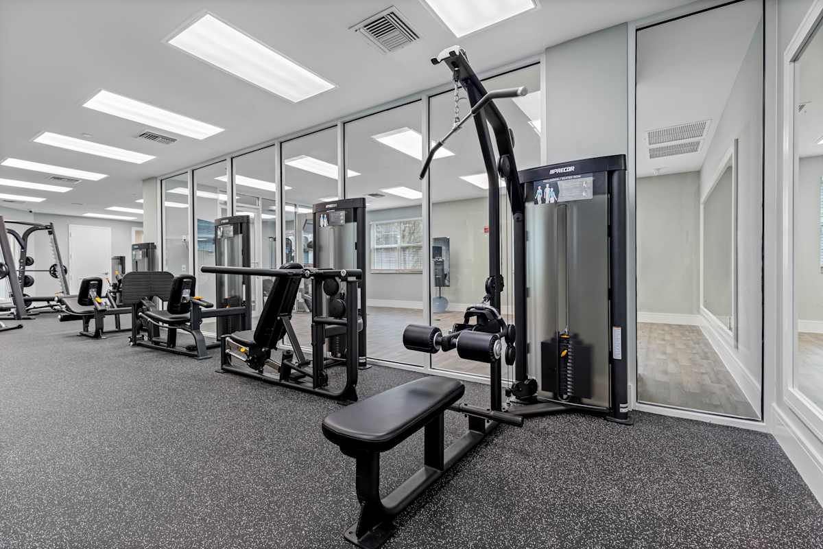 Monteverde at Renaissance Park fitness center equipment area - Boyton Beach, FL