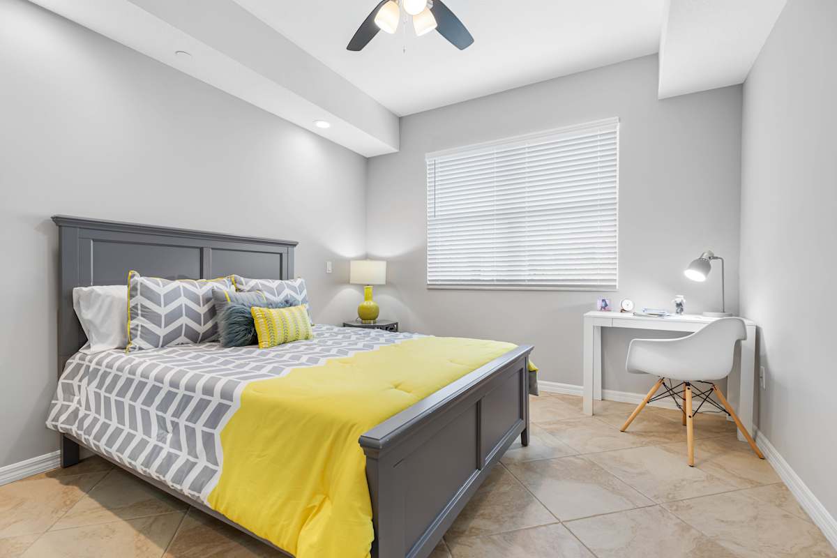 Monteverde at Renaissance Park bedroom with desk - Boyton Beach, FL