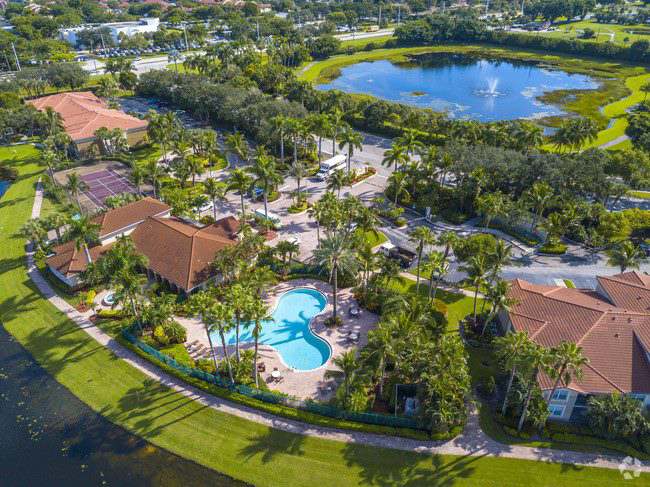 Murano at Delray Beach aerial view with pool - Delray Beach, FL