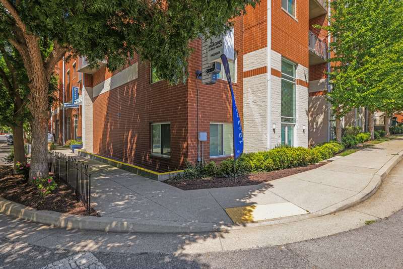 The Marquee at Belle Meade Apartments exterior brick building view - Nashville, TN