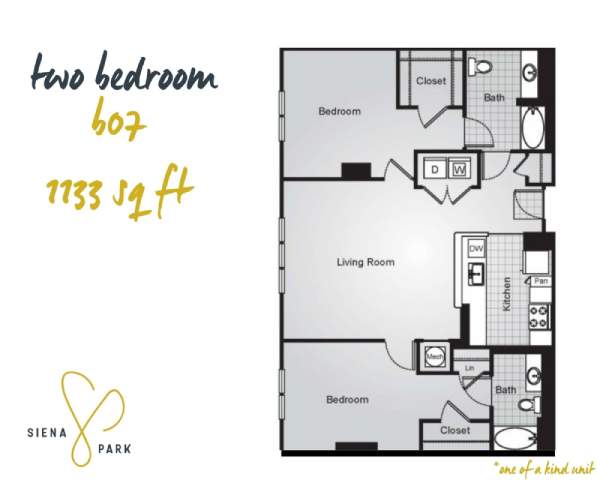 Siena Park Apartments b7 floor plan