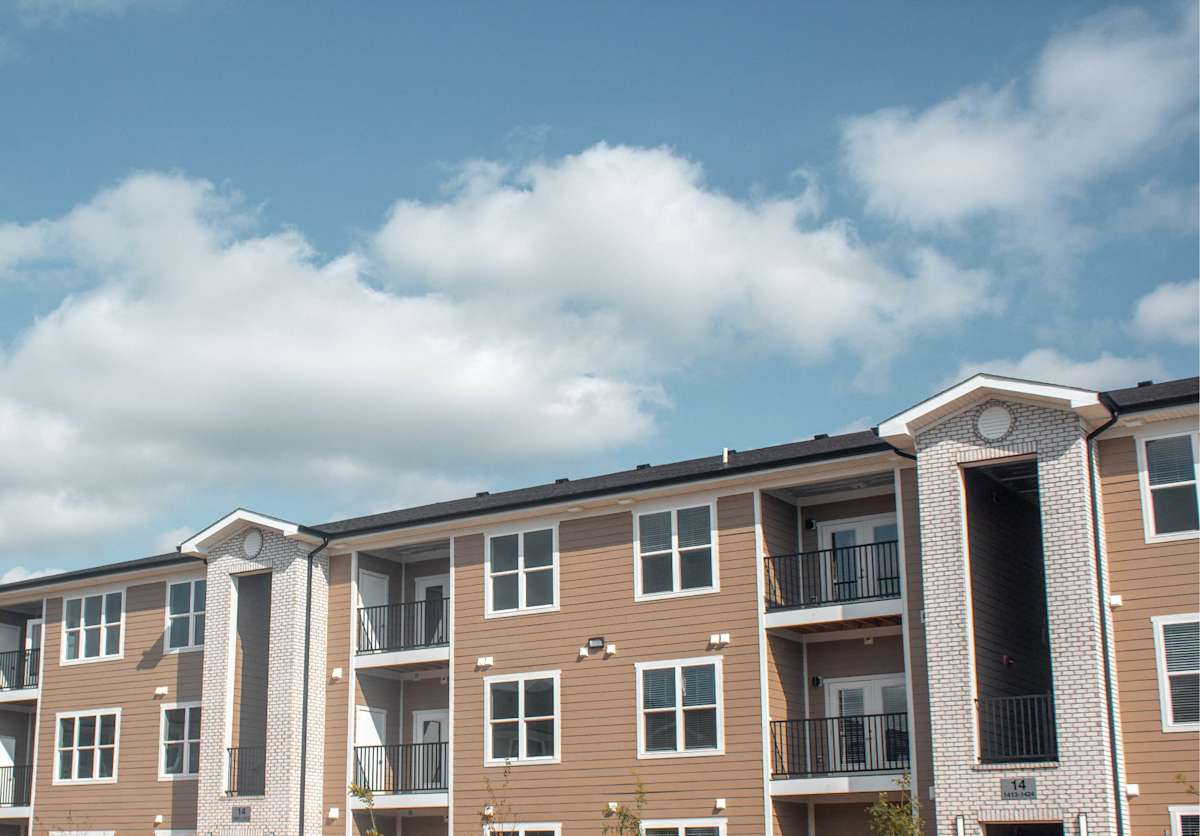 Lakeside Gardens Apartments apartment building with balconies - Jeffersonville, IN