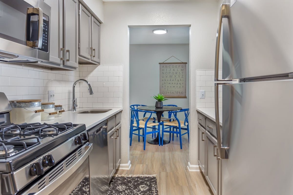 The Hargrove at Southpoint kitchen with appliances - Durham, NC